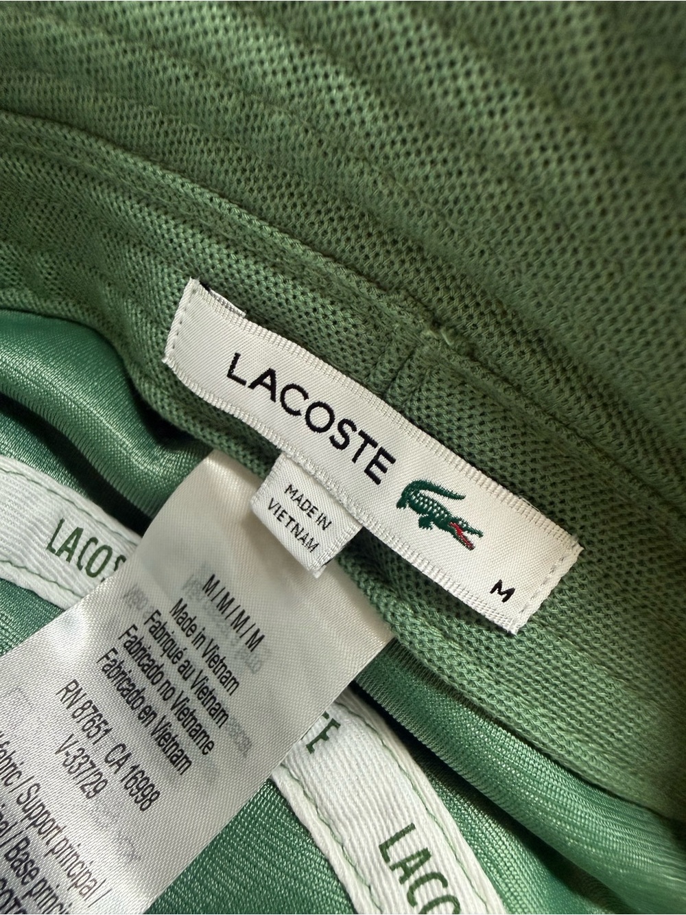 Lacoste Unisex Green Cotton Bucket Hat - Picture 6 of 8